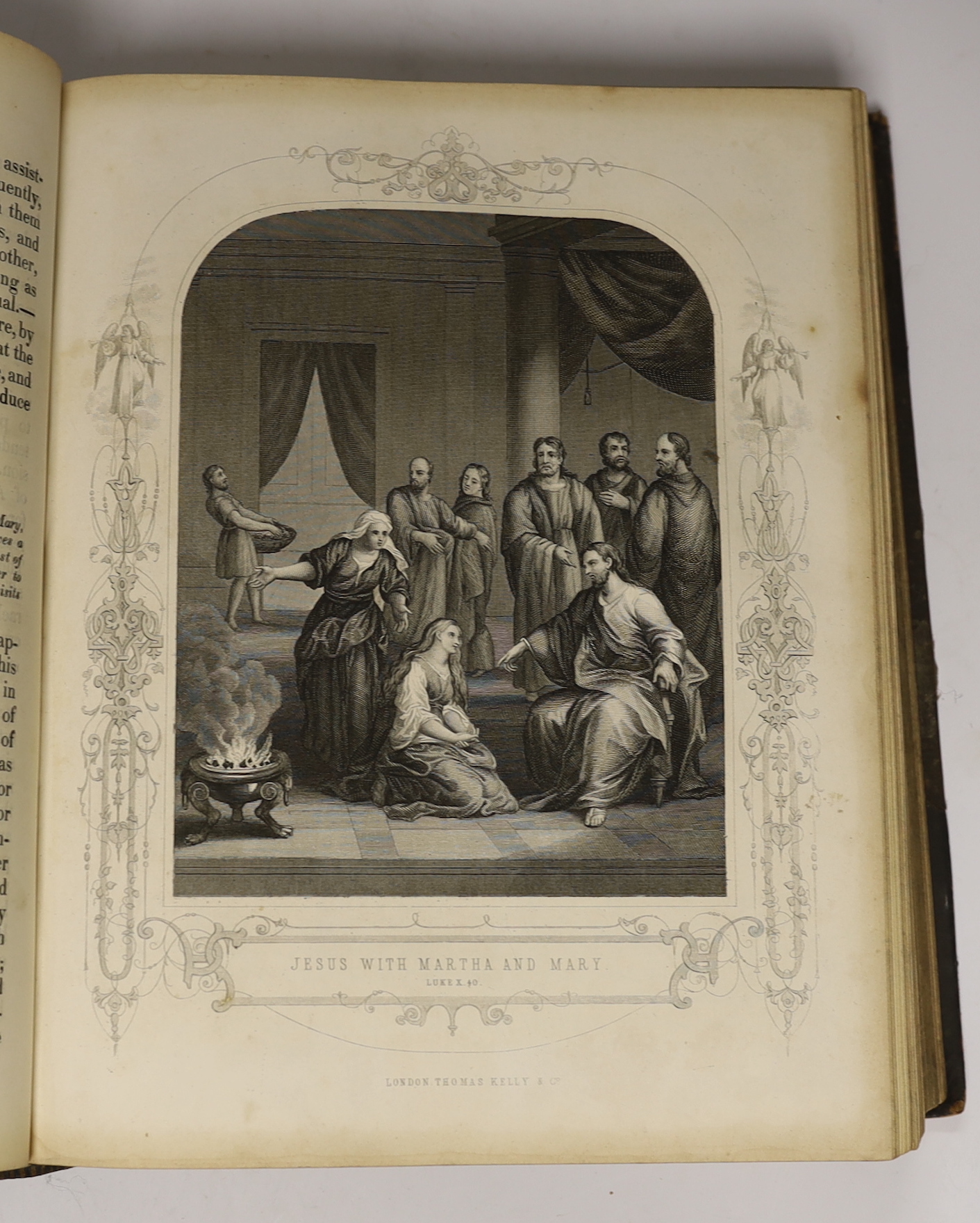 The Rev’d J Fleetwood, The Life of our Lord and Saviour Jesus Christ, London, Thomas Kelly & Co, together with a 20th century book with black and white prints and annotations and a small group of unframed engravings incl